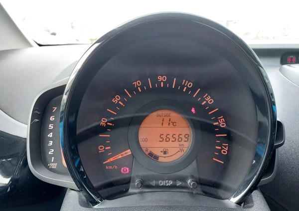 Toyota Aygo cena 39900 przebieg: 56551, rok produkcji 2015 z Mława małe 172